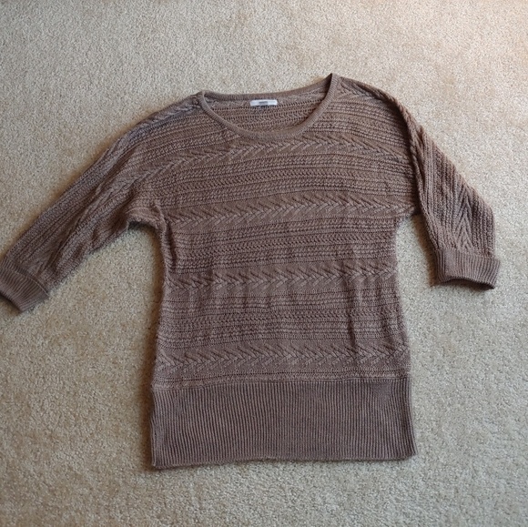 New York&co gently worn brown sweater - Picture 1 of 6